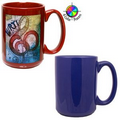 15 Oz. El Grande Mug - 4 Color Process (Country Blue)